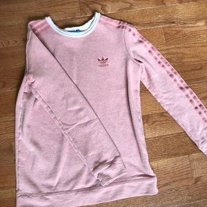 Dusty Pink / Mauve Adidas Crewneck Sweatshirt